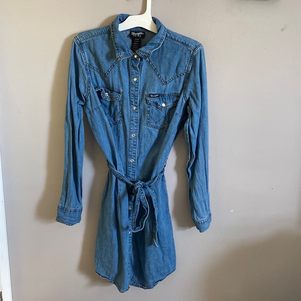 Wrangler Retro denim dress size small